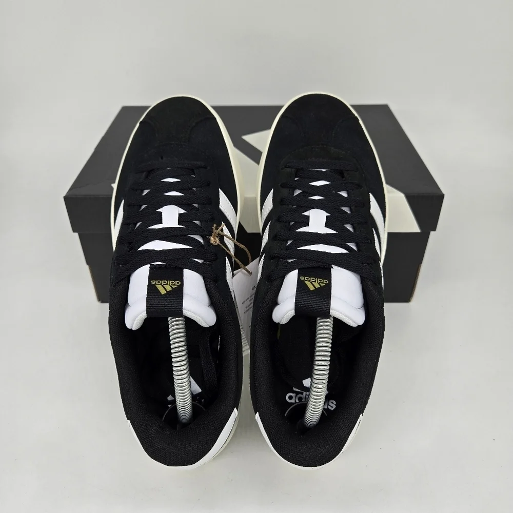 New Adidas VL Court 3.0 'Black White' Women's Shoes Size 6.5